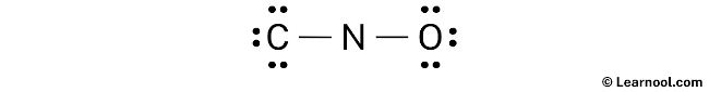 CNO- Lewis Structure (Step 2)