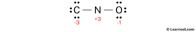 CNO- Lewis Structure (Step 3)