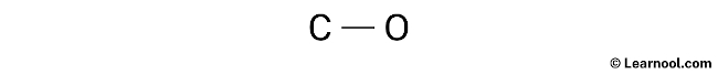 CO Lewis Structure (Step 1)