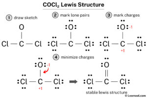 COCl2 Lewis structure - Learnool