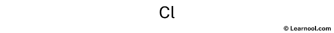 Cl Lewis Structure (Step 1)