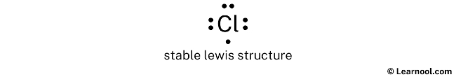 Cl Lewis Structure (Step 2)