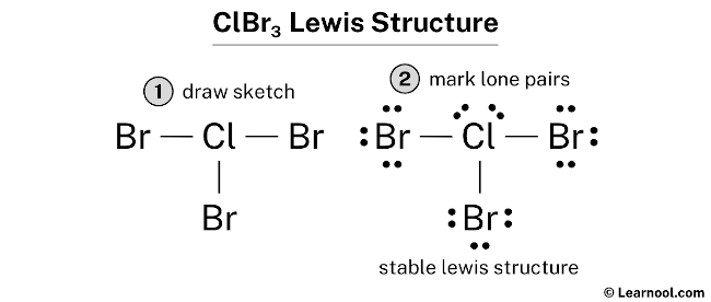 ClBr3 Lewis Structure