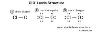ClO- Lewis structure - Learnool