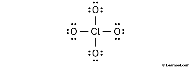 ClO4- Lewis Structure (Step 2)