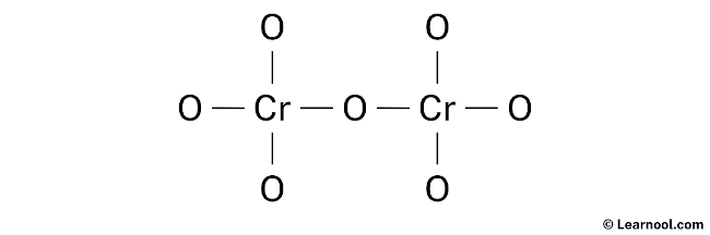 Cr2O72- Lewis Structure (Step 1)