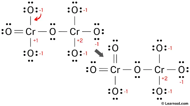 Cr2O72- Lewis Structure (Step 5)