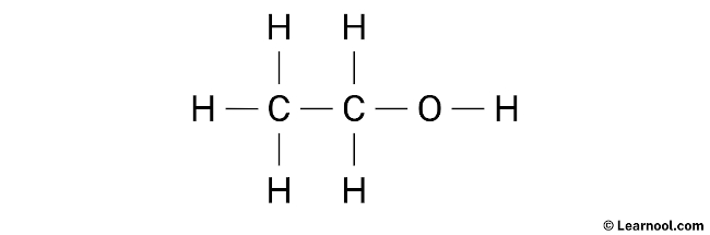 Ethanol Lewis Structure (Step 1)