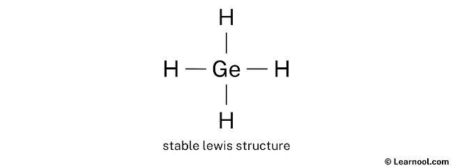 GeH4 Lewis Structure (Step 1)