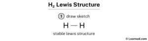 H2 Lewis structure - Learnool