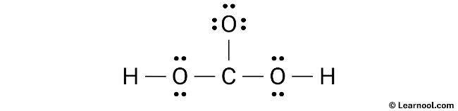 H2CO3 Lewis Structure (Step 2)