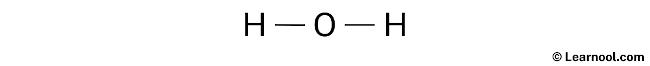 H2O Lewis Structure (Step 1)