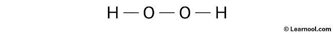 H2O2 Lewis Structure (Step 1)