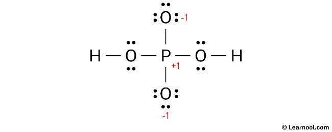 H2PO4- Lewis Structure (Step 3)