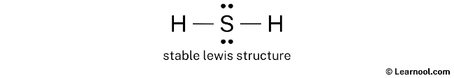 H2S Lewis Structure (Step 2)