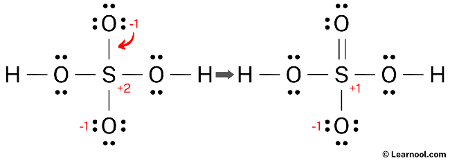 H2SO4 Lewis Structure (Step 4)