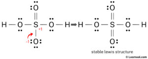 H2SO4 Lewis structure - Learnool