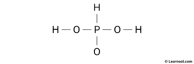 H3PO3 Lewis Structure (Step 1)