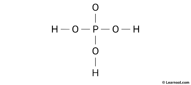 H3PO4 Lewis Structure (Step 1)