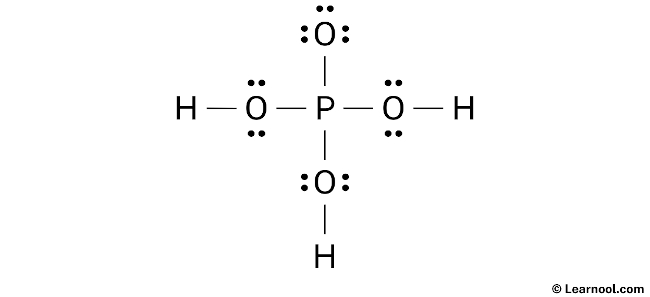 H3PO4 Lewis Structure (Step 2)