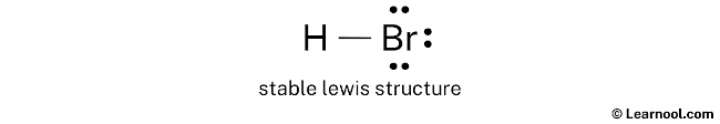 HBr Lewis Structure (Step 2)