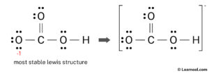 HCO3- Lewis structure - Learnool