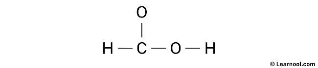HCOOH Lewis Structure (Step 1)