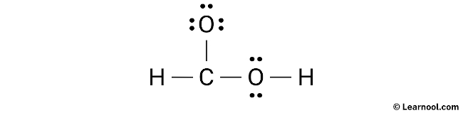 HCOOH Lewis Structure (Step 2)