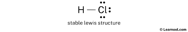 HCl Lewis Structure (Step 2)
