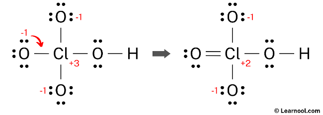 HClO4 Lewis Structure (Step 4)