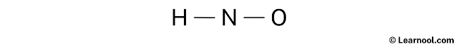 HNO Lewis Structure (Step 1)