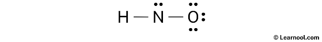 HNO Lewis Structure (Step 2)