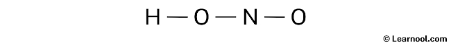 HNO2 Lewis Structure (Step 1)