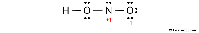 HNO2 Lewis Structure (Step 3)