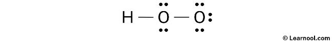 HO2- Lewis Structure (Step 2)