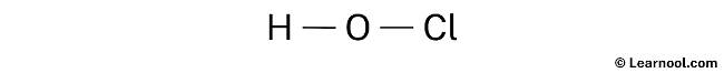 HOCl Lewis Structure (Step 1)