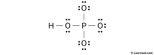 HPO42- Lewis Structure (Step 2)
