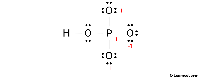 HPO42- Lewis Structure (Step 3)