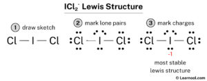 ICl2- Lewis structure - Learnool