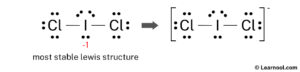 ICl2- Lewis structure - Learnool