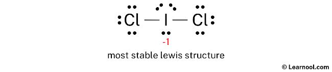 ICl2- Lewis Structure (Step 3)