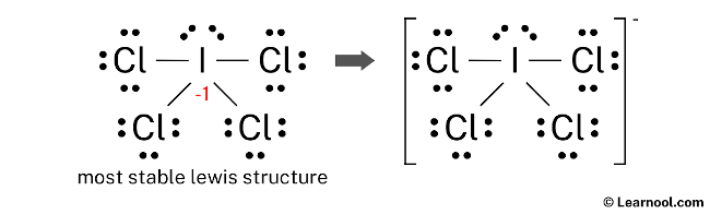 ICl4- Lewis Structure (Final)