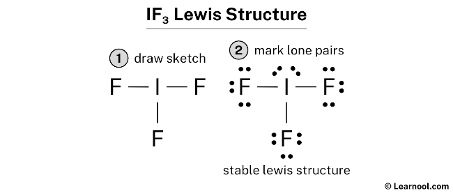 IF3 Lewis Structure