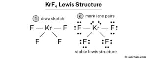 KrF4 Lewis structure - Learnool