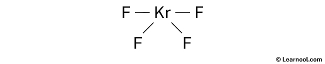 KrF4 Lewis Structure (Step 1)