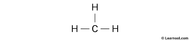Lewis Structure of CH3+ (Step 2)