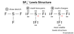 Lewis structure of SF3+ - Learnool