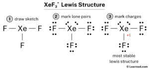 Lewis structure of XeF3+ - Learnool