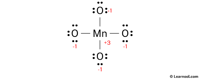 MnO4- Lewis Structure (Step 3)