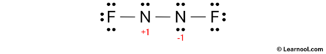 N2F2 Lewis Structure (Step 3)